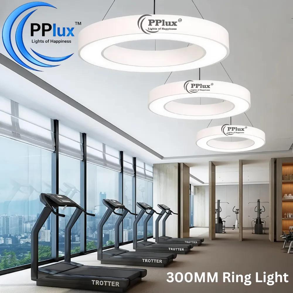 300MM Ring Light (4) Hanging Ring Light White - Image 1